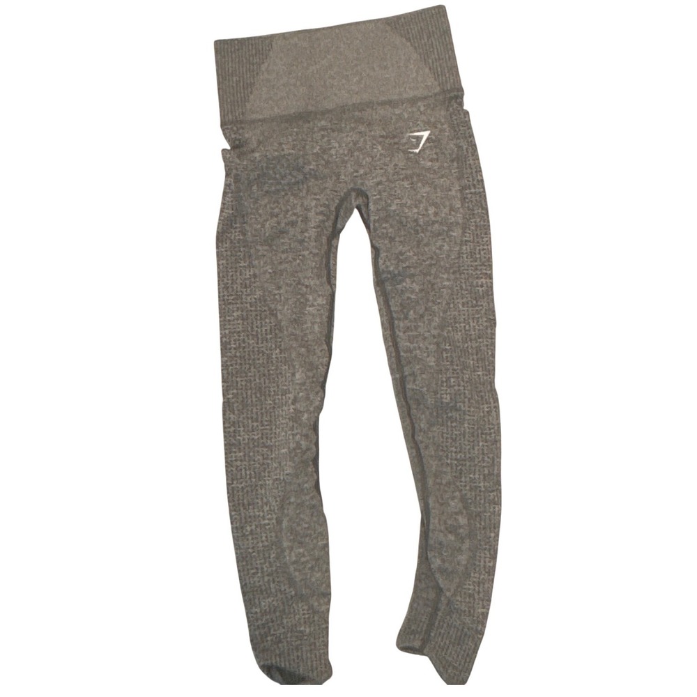 Gymshark Vital Seamless 2.0 Leggings Grey Marl High Waisted Womens Workout Pants